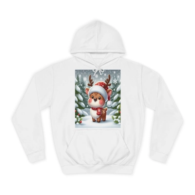 Cute Christmas Santa Reindeer Hoodie