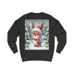 Cute Christmas Santa Reindeer Sweatshirt