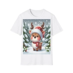 Cute Christmas Santa Reindeer T-Shirt