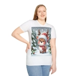 Cute Christmas Santa Reindeer T-Shirt