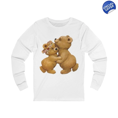 Cute Dancing Teddy Bears Long Sleeve T-Shirt