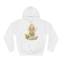 Cute Easter Angel And Ducklings Hoodie