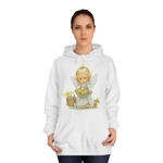 Cute Easter Angel And Ducklings Hoodie