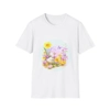 Cute Easter Duckling Chick and Spring Flowers T-Shirt