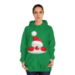 Cute Funny Santa Claus Peeping Hoodie