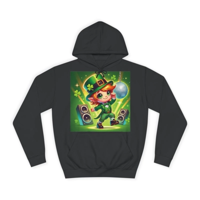 Cute Leprechaun Disco Dancing Hoodie