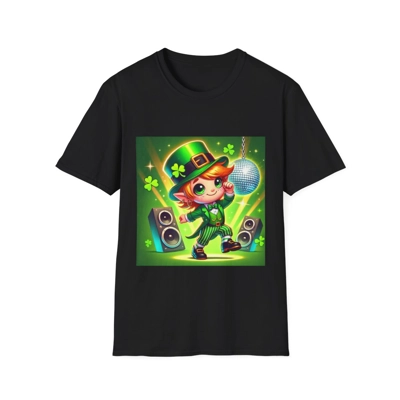 Cute Leprechaun Disco Dancing T-Shirt