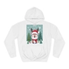 Cute Santa Reindeer Smiling Hoodie