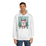Cute Santa Reindeer Smiling Hoodie