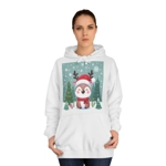 Cute Santa Reindeer Smiling Hoodie
