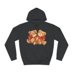 Cute Valentine Bear Couple Hoodie