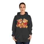Cute Valentine Bear Couple Hoodie