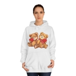 Cute Valentine Bear Couple Hoodie