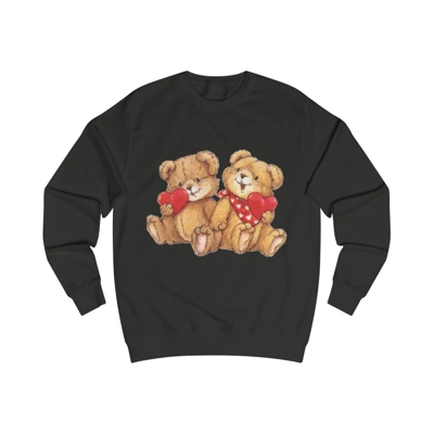 Cute Valentine Bear Couple Sweatshirt