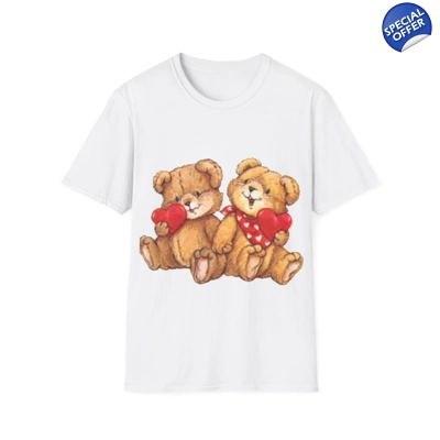 Cute Valentine Bear Couple T-Shirt Cute Valentine Bear Couple T-Shirt