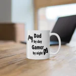 Dad By Day Gamer By Night Father's Day Coffee Mug