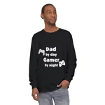 Dad By Day Gamer By Night Father's Day Long Sleeve T-Shirt