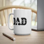 Dad Tie Moustache Glasses Father's Day Coffee Mug