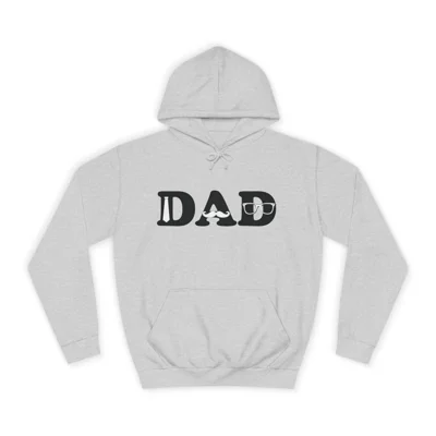 Dad Tie Moustache Glasses Father's Day Hoodie