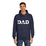 Dad Tie Moustache Glasses Father's Day Hoodie
