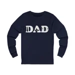 Dad Tie Moustache Glasses Father's Day Long Sleeve T-Shirt