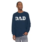Dad Tie Moustache Glasses Father's Day Long Sleeve T-Shirt