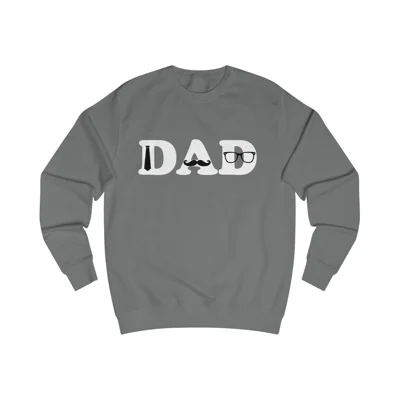 Dad Tie Moustache Glasses Father's Day Sweatshirt