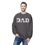 Dad Tie Moustache Glasses Father's Day Sweatshirt