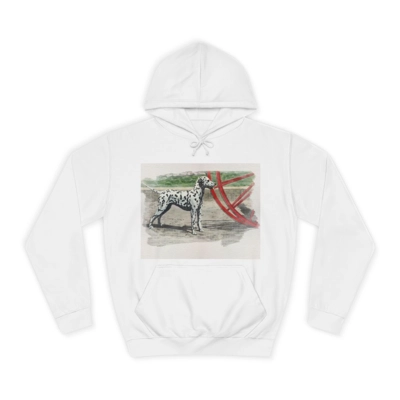 Dalmatian Dog Painting Hoodie