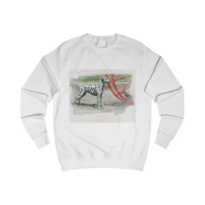 Dalmatian Dog Painting Sweatshirt