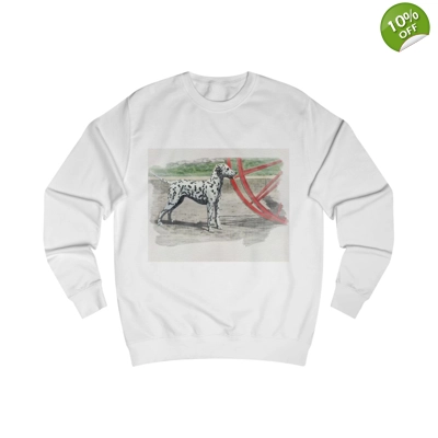 Dalmatian Dog Painting Sweatshirt