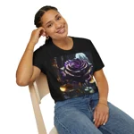 Rose Purple Flower Dark Gothic T-Shirt