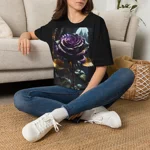 Rose Purple Flower Dark Gothic T-Shirt