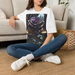 Rose Purple Flower Dark Gothic T-Shirt
