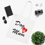 Dog Mum Mother's Day Cotton Shopping Tote Bag