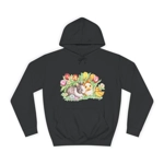 Easter Bunnies, Duckling and Tulips Hoodie