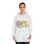 Easter Bunnies, Duckling and Tulips Hoodie