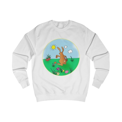Easter Bunny Delivering Eggs Sweatshirt