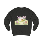Easter Bunny, Duckling and Flowers Sweatshirt