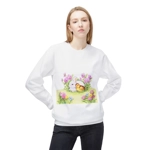 Easter Bunny, Duckling and Flowers Sweatshirt