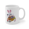 Easter Bunny with Basket of Eggs Coffee Mug
