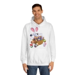 Easter Bunny with Basket of Eggs Hoodie