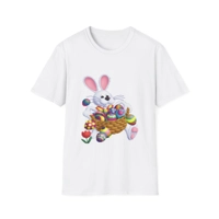 Easter Bunny with Basket of Eggs T-Shirt