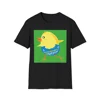 Easter Chick Hatching and Walking Funny Cotton T-Shirt