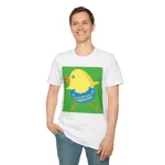 Easter Chick Hatching and Walking Funny Cotton T-Shirt