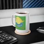 Easter Chick Hatching and Walking Funny Coffee Mug