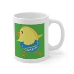 Easter Chick Hatching and Walking Funny Coffee Mug