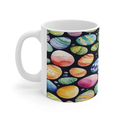 Easter Eggs Watercolour Painting Coffee Mug Easter Eggs Watercolour Painting Coffee Mug
