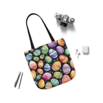 Easter Eggs Watercolour Painting Shoulder Tote Bag