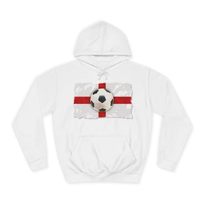 England Flag and Football Hoodie